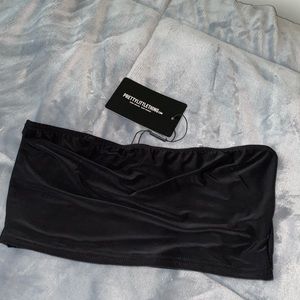 Black tube top